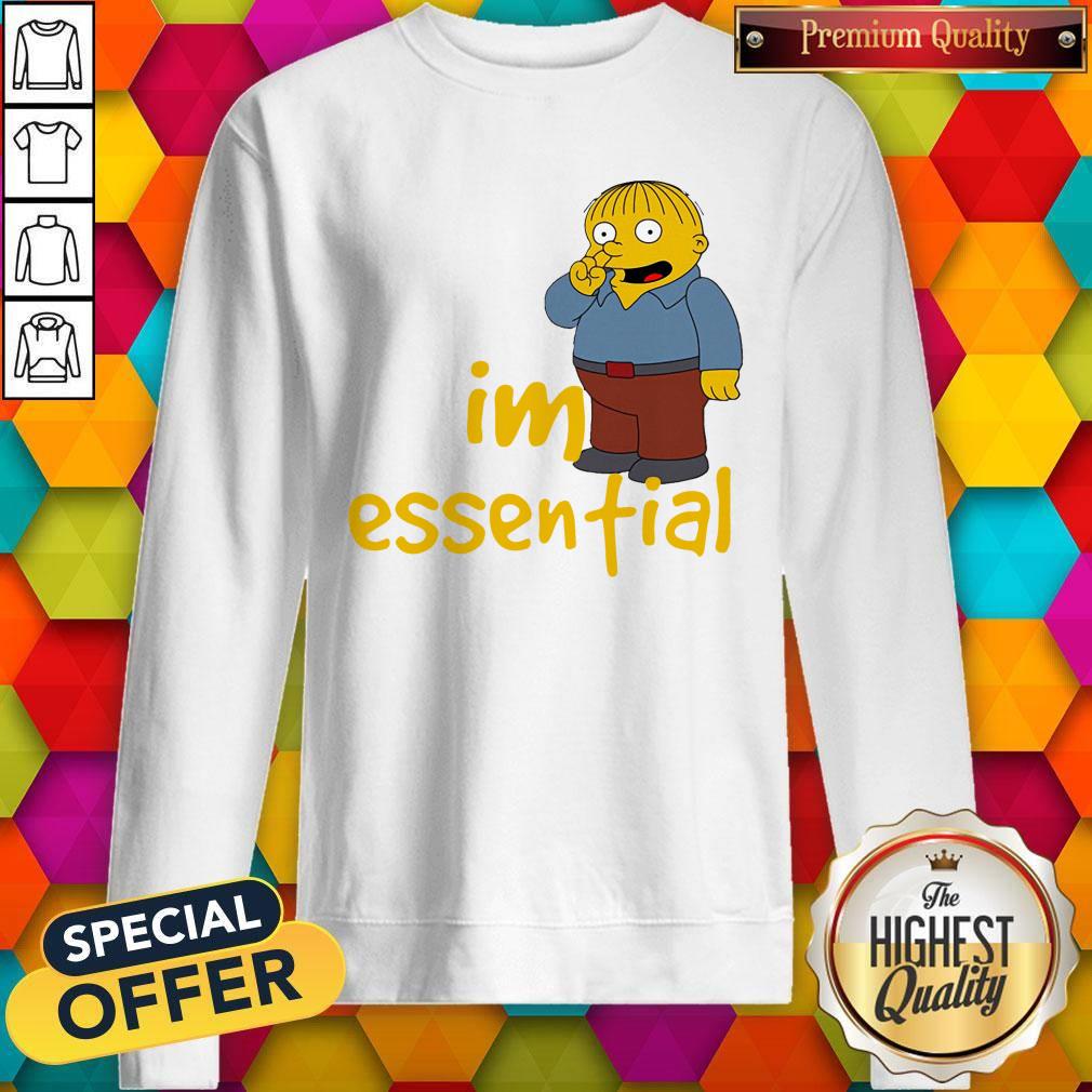 Top Ralph Wiggum Picking Nose I’m Essential Shirt