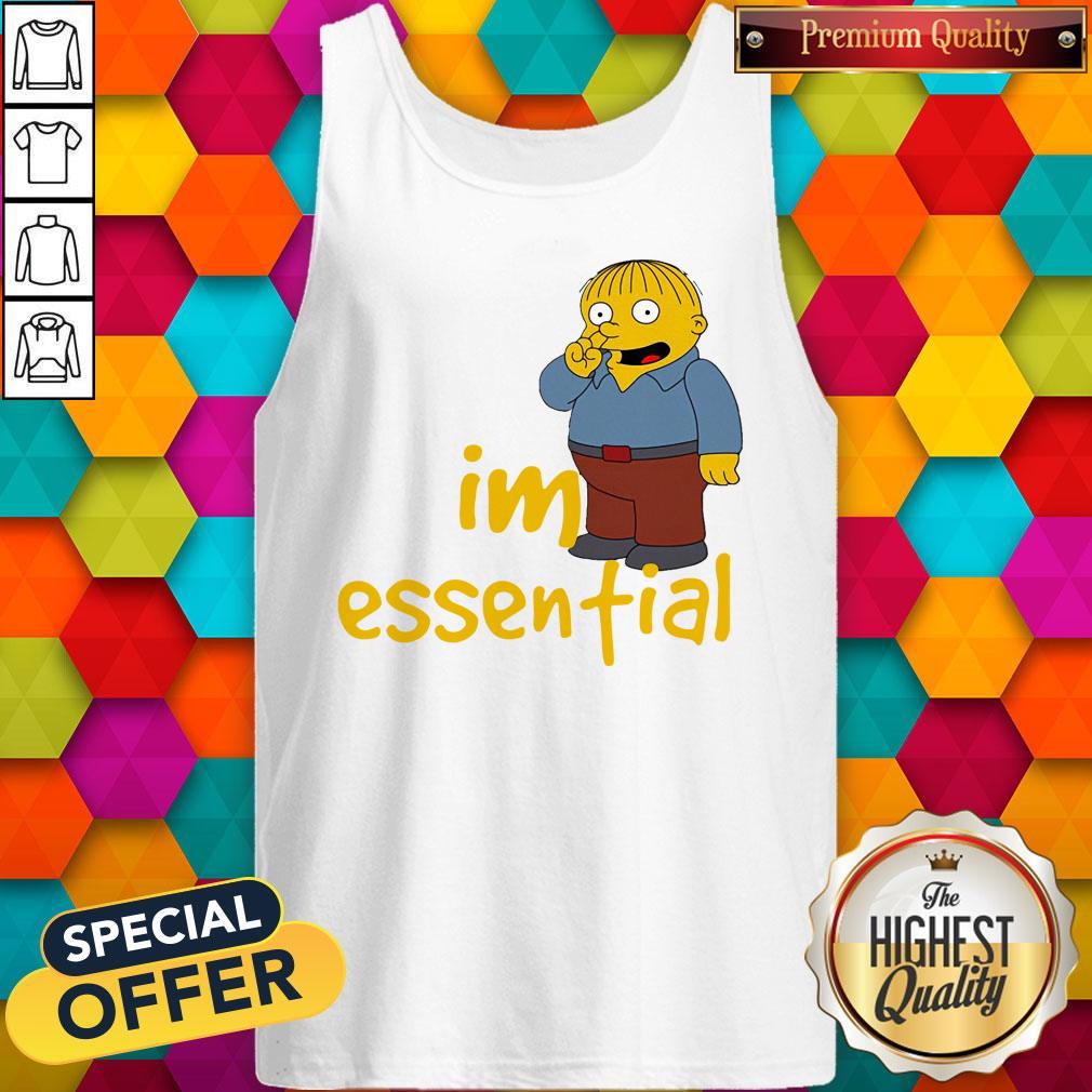 Top Ralph Wiggum Picking Nose I’m Essential Shirt