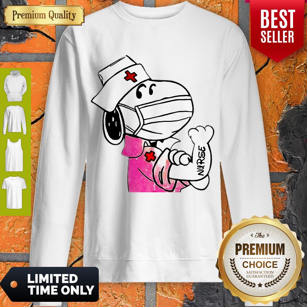 Top Snoopy Strong Nurse Mask Shirt