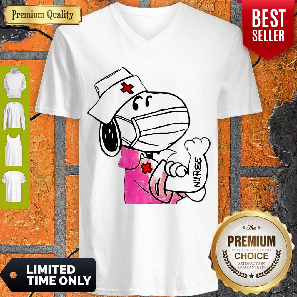 Top Snoopy Strong Nurse Mask Shirt