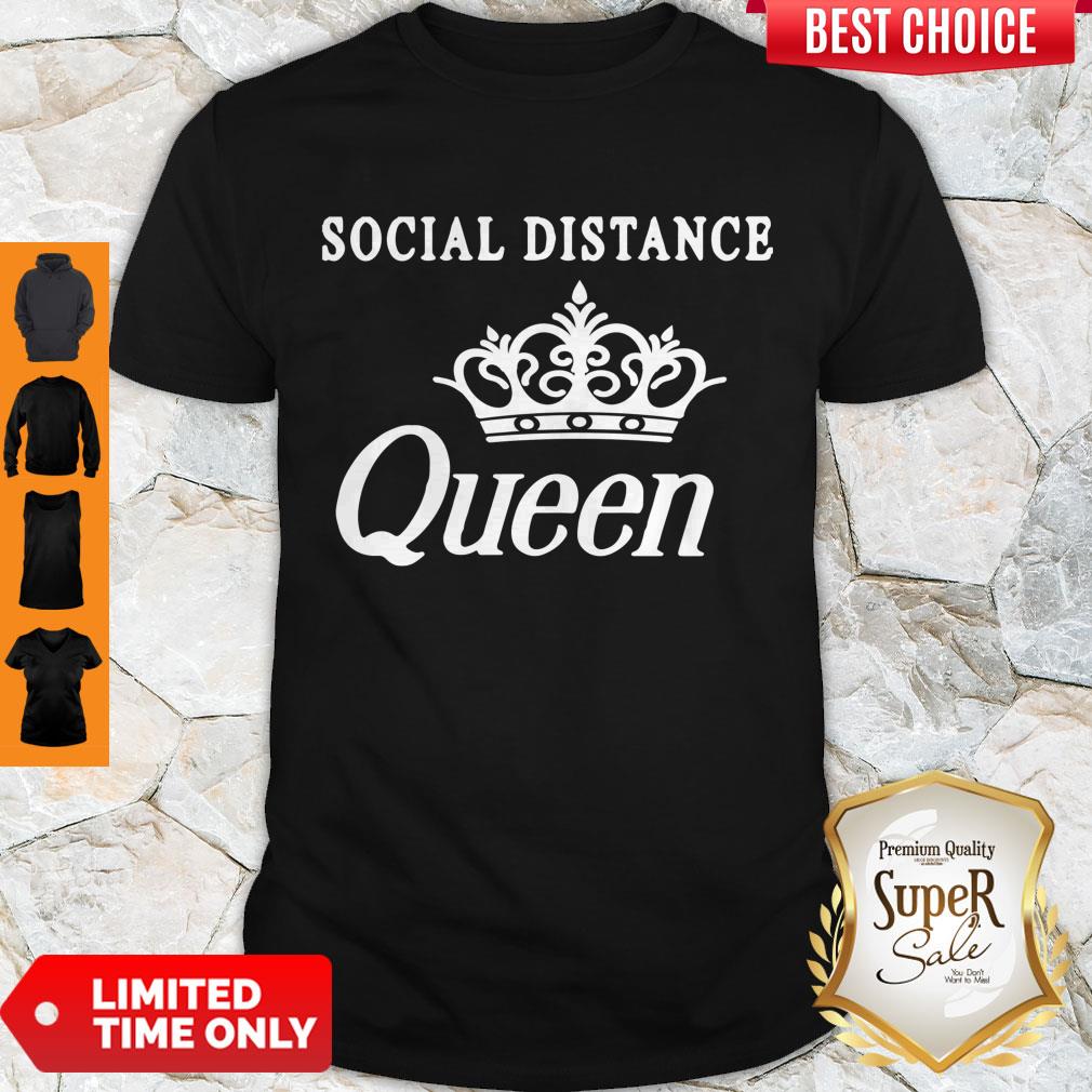 Top Social Distance Queen Bella Social Distancing Work From Home Shirt