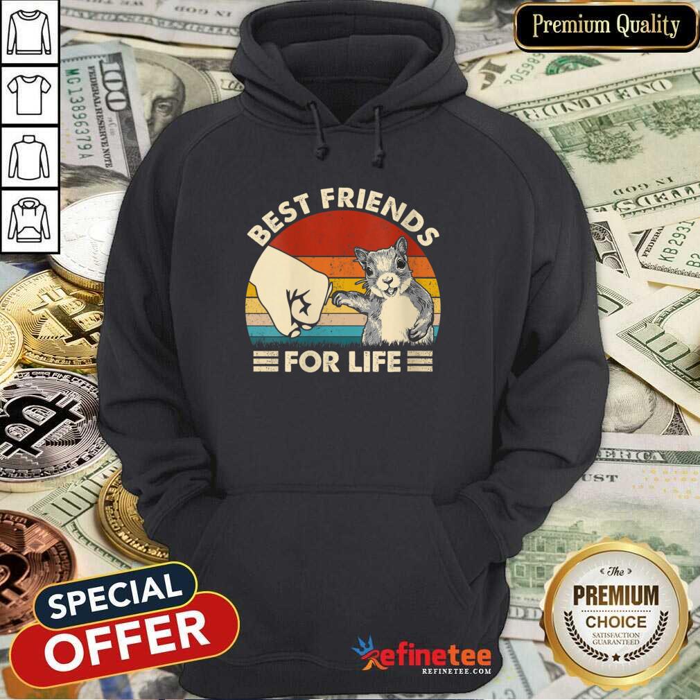 Top Squirrel Best Friend For Life Vintage Shirt