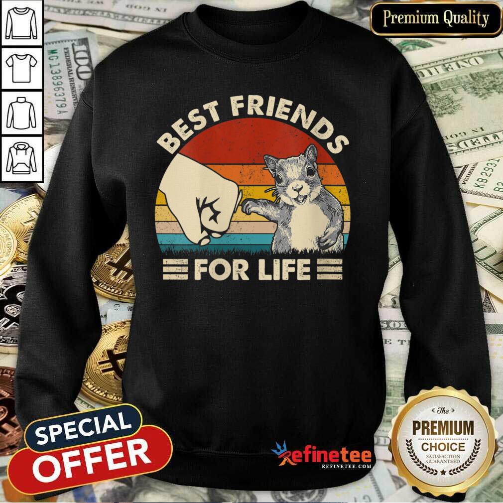 Top Squirrel Best Friend For Life Vintage Shirt