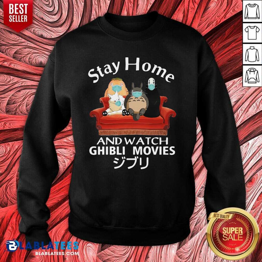 Top Stay Home And Watch Ghibli Movies T-shirt