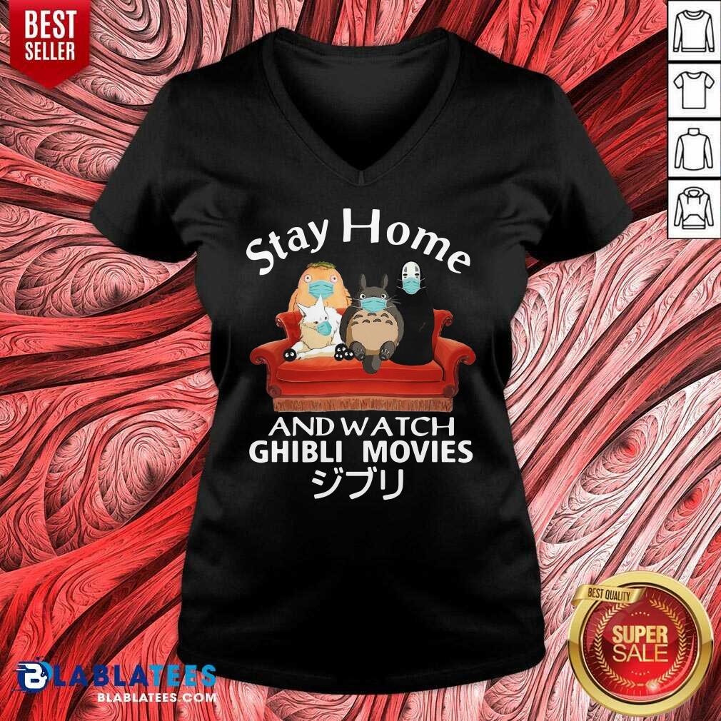Top Stay Home And Watch Ghibli Movies T-shirt