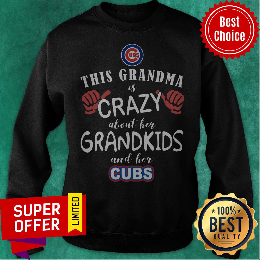 Top This Grandma Is Crazy About Her Grandkids And Her Cubs Shirt