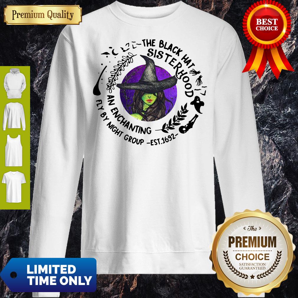 Top Witch The Black Hat Sisterhood An Enchanting Fly By Night Group Shirt