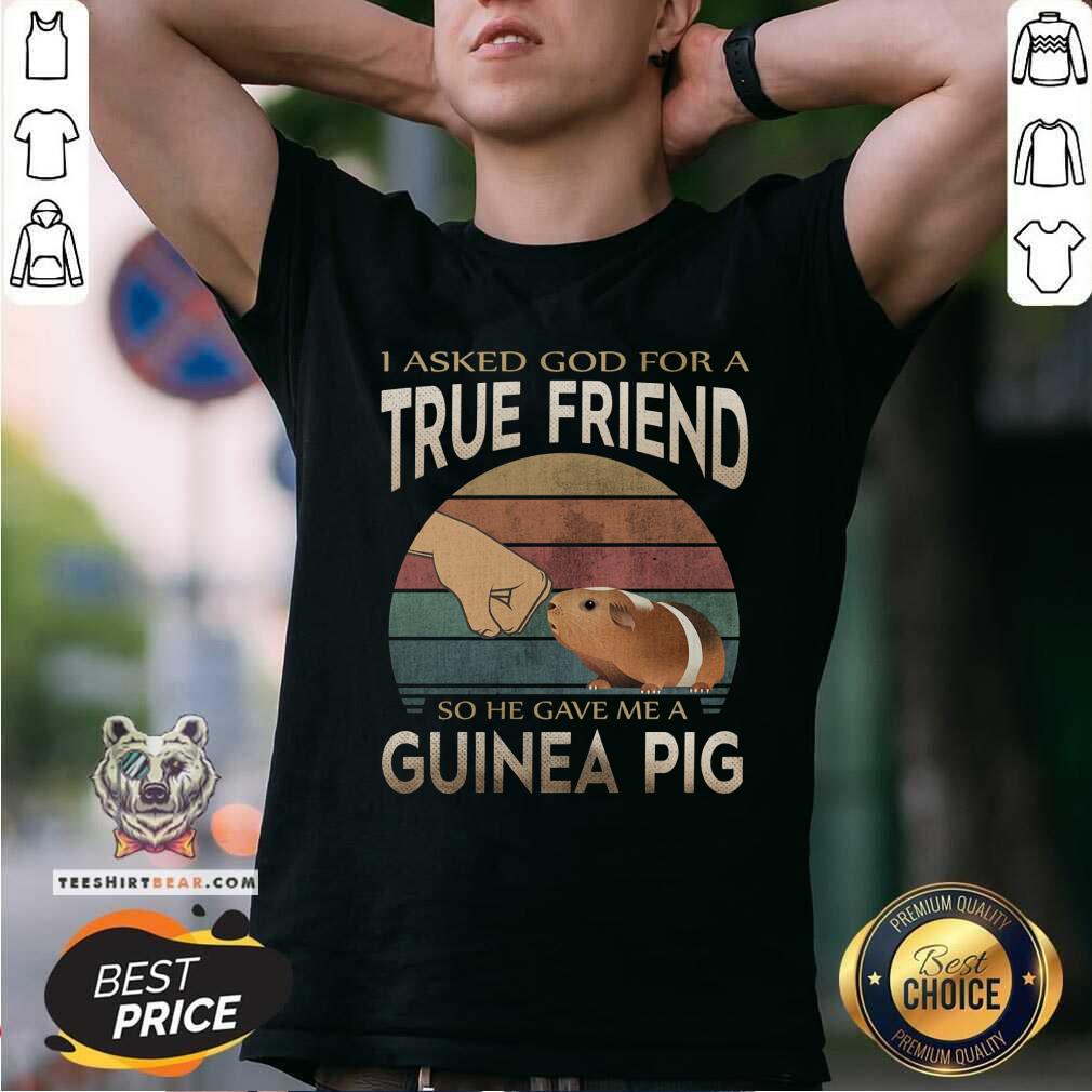 True Friend So He Gave Me A Guinea Pig Vintage Shirt