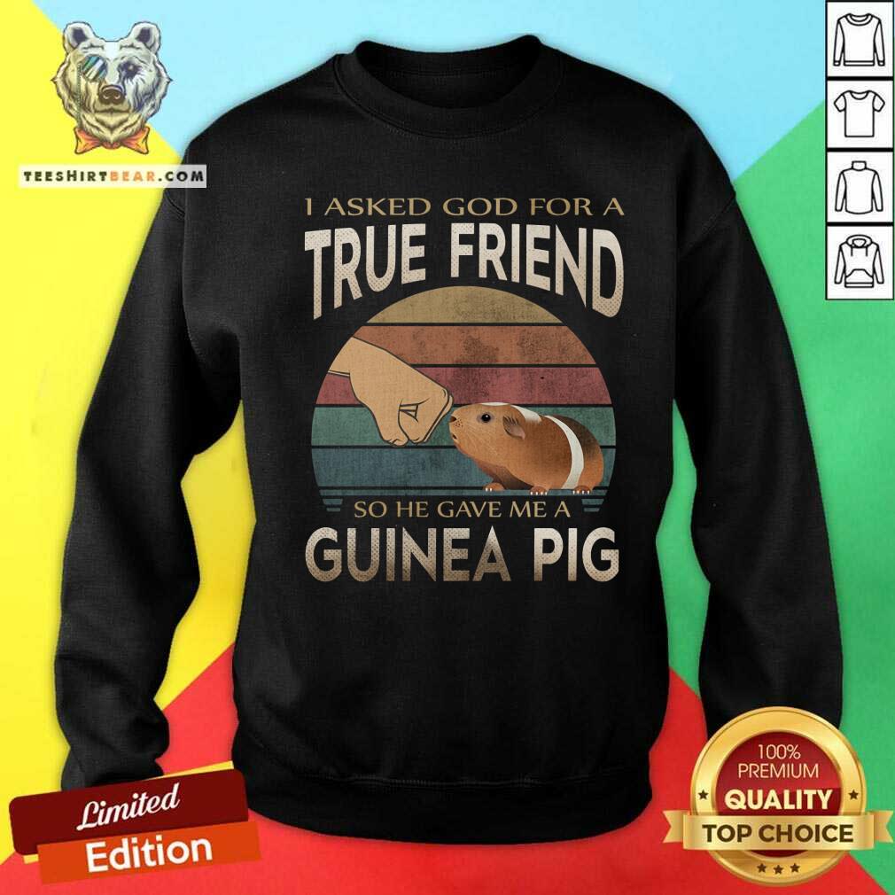 True Friend So He Gave Me A Guinea Pig Vintage Shirt