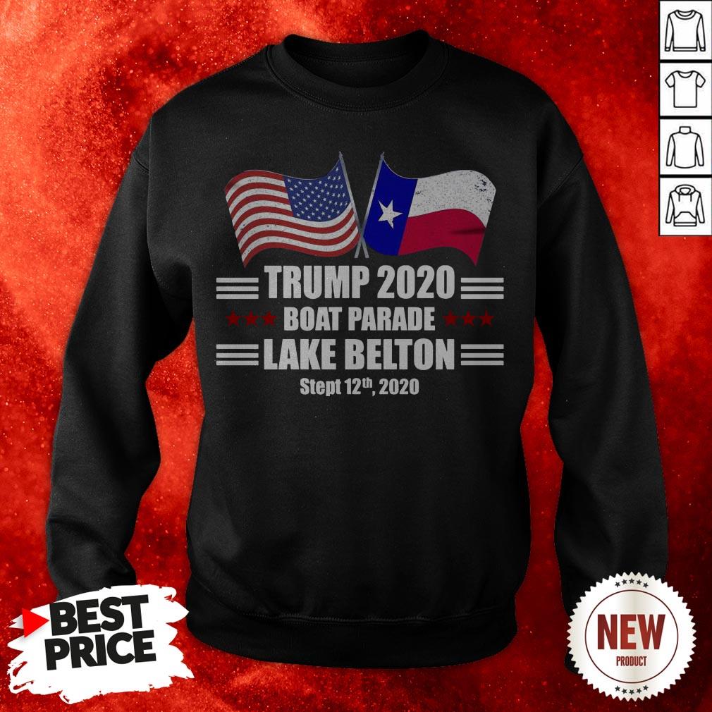 Trump 2020 Lake Belton Boat Parade Election Slogan Quote Shirt