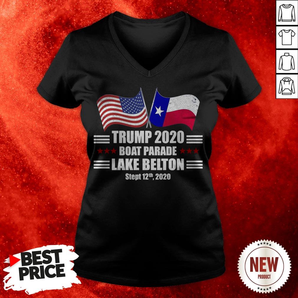 Trump 2020 Lake Belton Boat Parade Election Slogan Quote Shirt