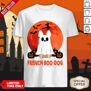 French Boo Dog Halloween Shirt
