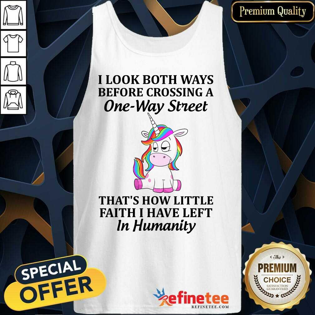 Unicorns I Look Both Ways Shirt