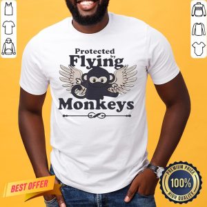 Top Protected By Flying Monkeys Ninja Shirt