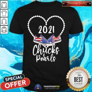 Happy Kamala Harris Chucks And Pearls 2021 Converse American Shirt