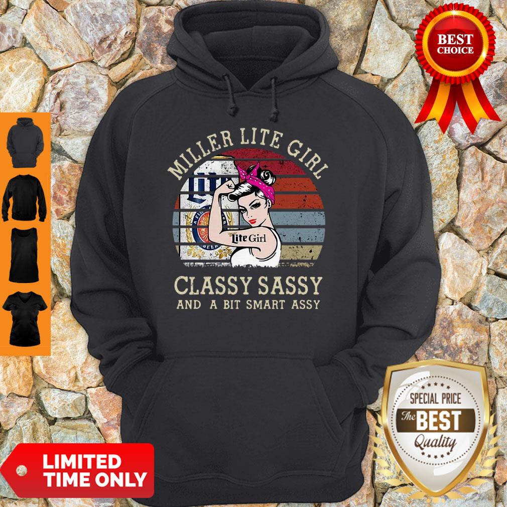 Vintage Miller Lite Girl Classy Sassy And A Bit Smart Assy Shirt