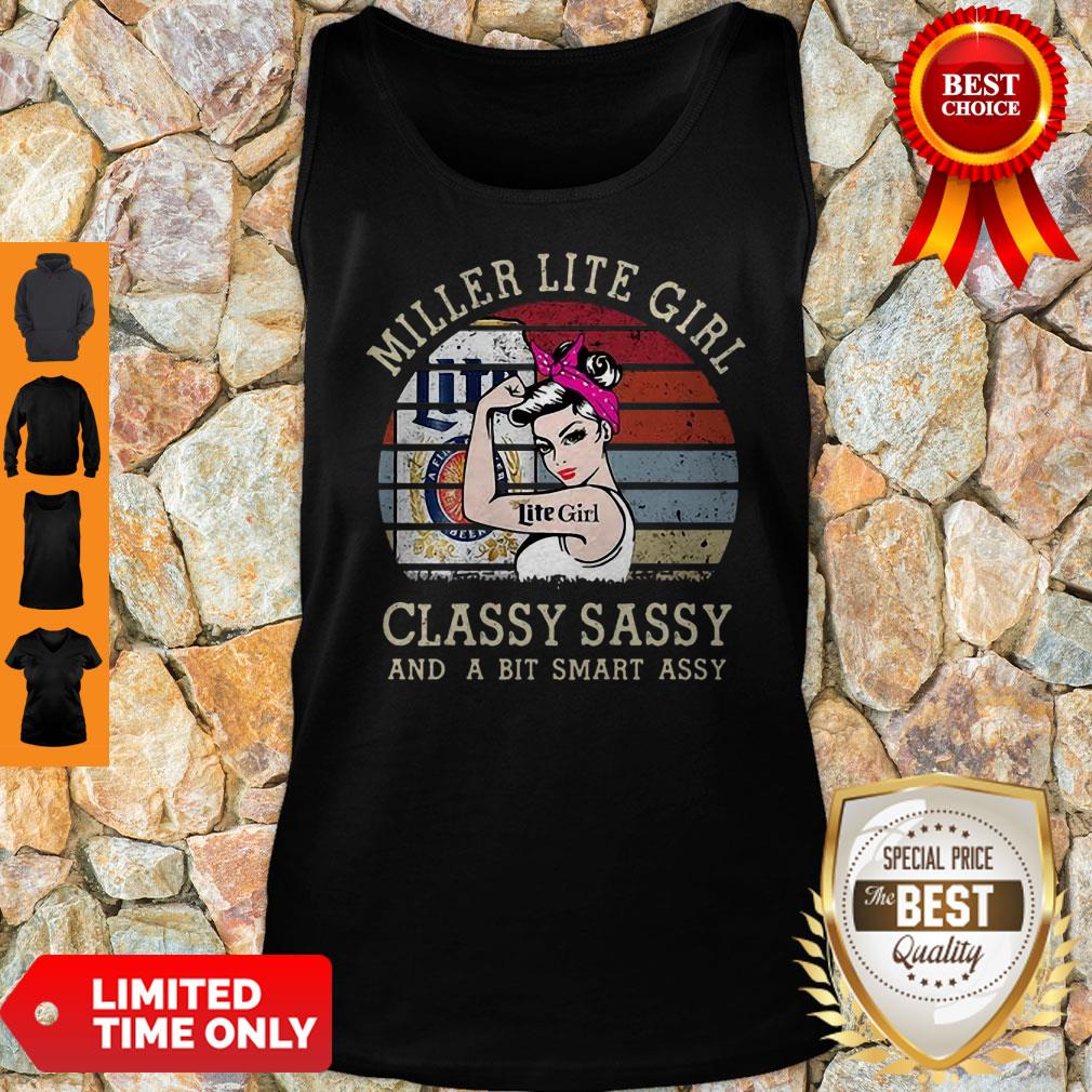 Vintage Miller Lite Girl Classy Sassy And A Bit Smart Assy Shirt