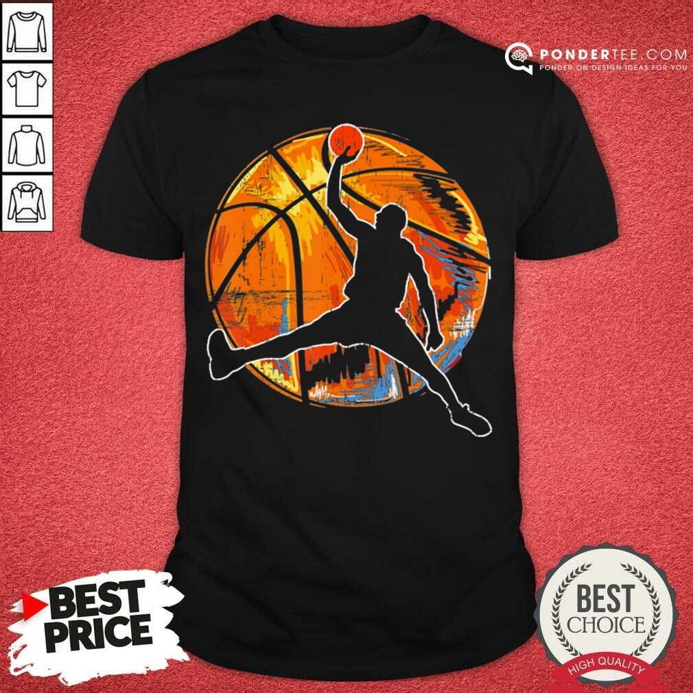 Vintage Retro 70s Basketball Shirt