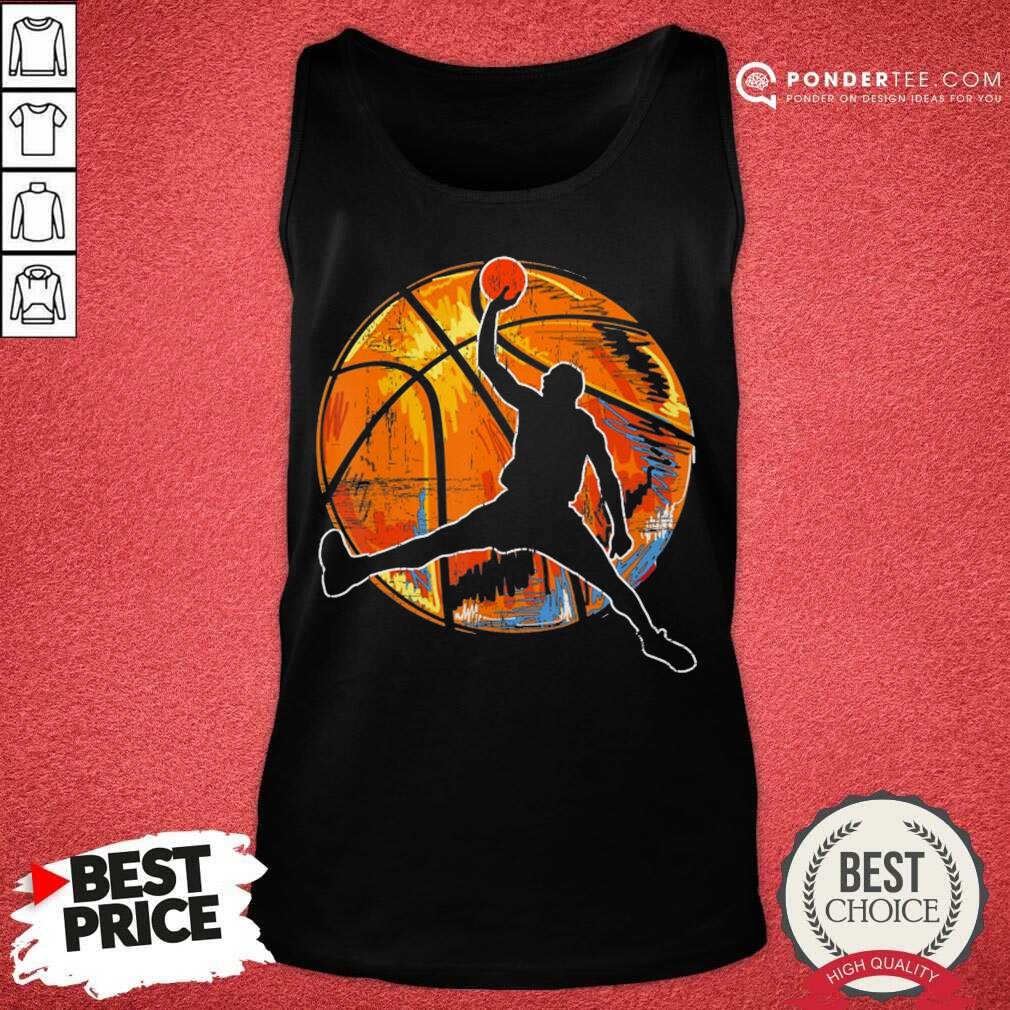 Vintage Retro 70s Basketball Shirt