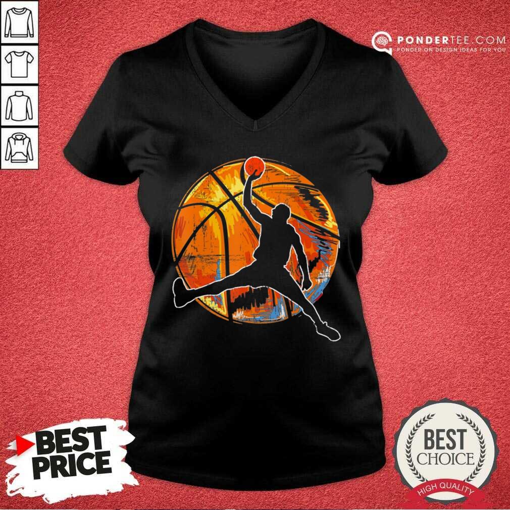 Vintage Retro 70s Basketball Shirt