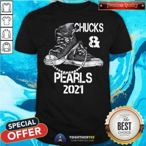 Hot Grey Chucks And Pearls 2021 Shirt