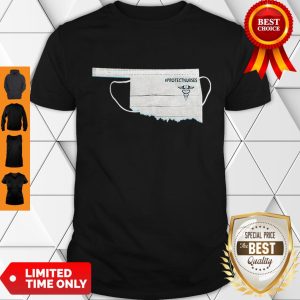 Oklahoma Face Mask Protect Nurses Shirt