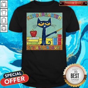 Kindergarten It's All Groovy Cat Shirt