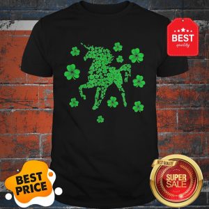 Premium Unicorn Irish Shamrock Clovers St Patrick’s Day Fairy Tale Shirt