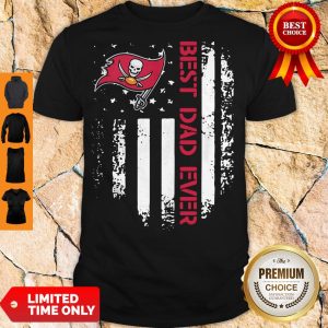 Tampa Bay Buccaneers Best Dad Ever American Flag Shirt