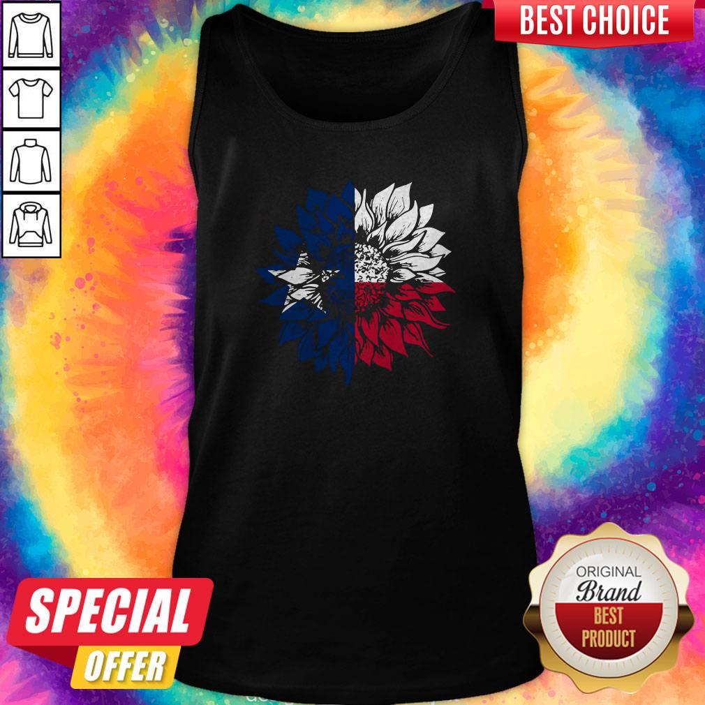 Wonderful I Want Sunflower Texas Flag Shirt