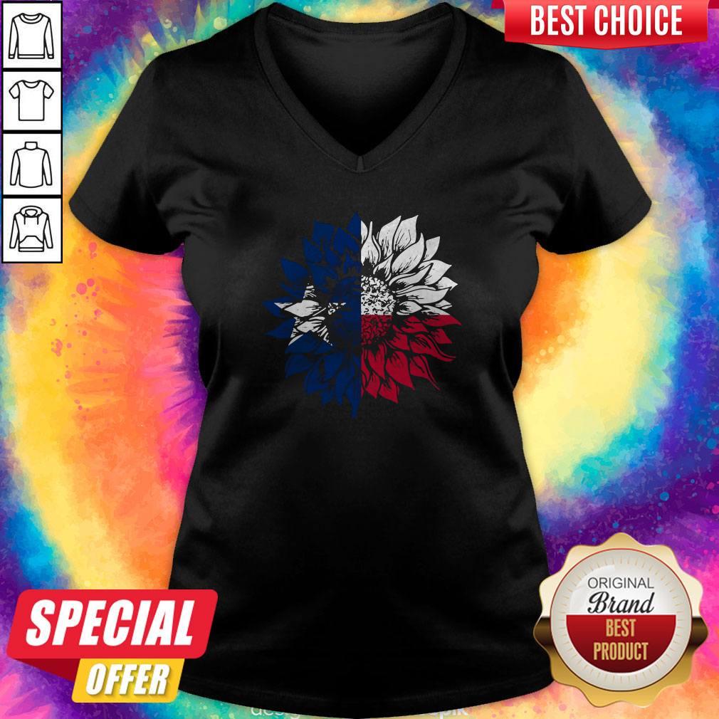 Wonderful I Want Sunflower Texas Flag Shirt