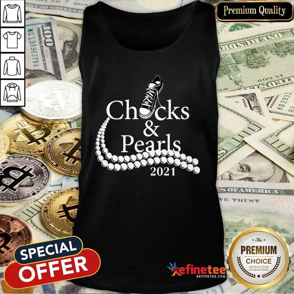 Wonderful Kamala Harris Chucks And Pearls 2021 Shirt