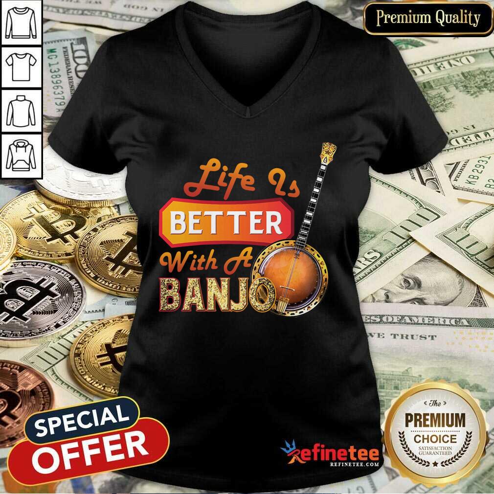 Wonderful Life Is Better With A Banjo Shirt