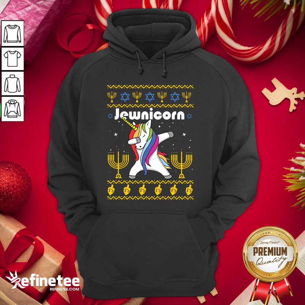 Wonderful Unicorn Jewnicorn Ugly Christmas Shirt
