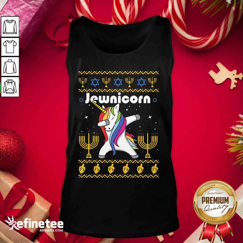 Wonderful Unicorn Jewnicorn Ugly Christmas Shirt
