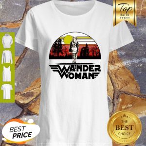 Nice Wander Woman Logo Sunset Shirt