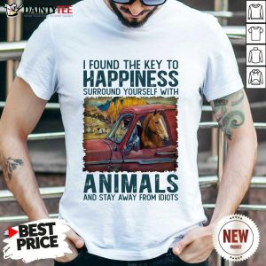 Horse I Found The Key To Happiness Shirt
