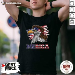 Awesome Eagle Mullet American Flag Merica 4th Of July Shirt