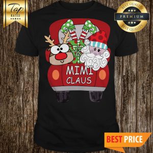 Red Car Christmas Mimi Claus Shirt