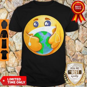Pretty Icon Mask Hug Earth Shirt