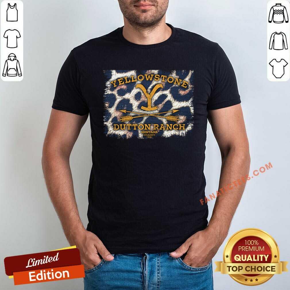Yellowstone Dutton Ranch Leopard Mug Shirt