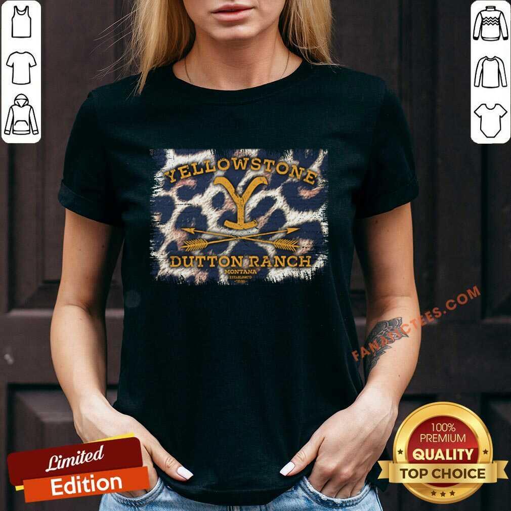 Yellowstone Dutton Ranch Leopard Mug Shirt