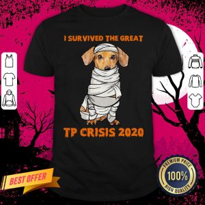 Dachshund Mummies I Survived The Great TP Crisis 2020 Shirt