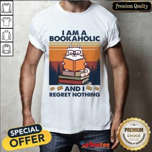 Top Cat I Am A Bookaholic And I Regret Nothing Vintage Shirt