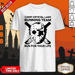 Jason Voorhees Camp Crystal Lake Running Team Run For Your Life Shirt