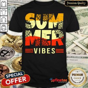 Summer Vibes Distressed Grunge Shirt
