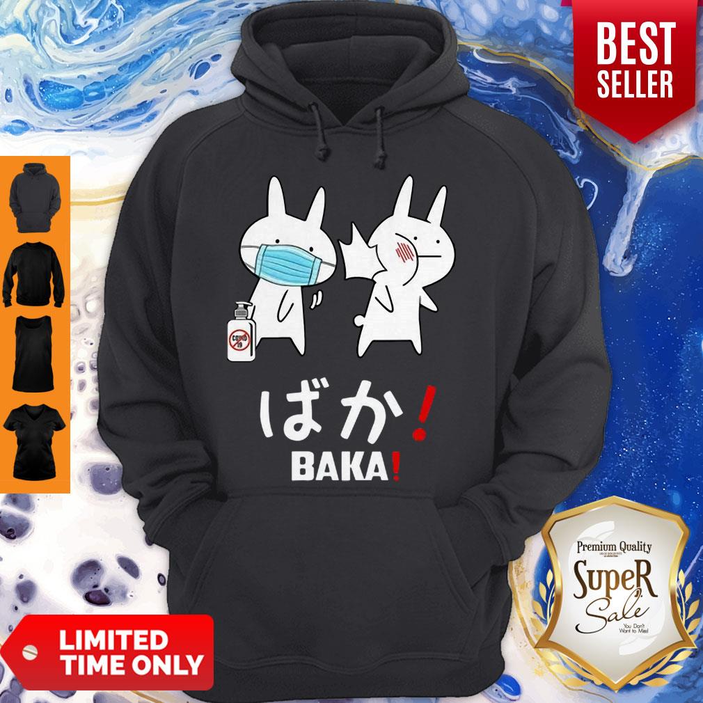 Slap Rabbit Mask Baka Japanese Coronavirus Shirt