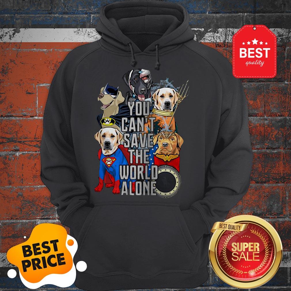 Beagle Mashup DC Characters You Can’t Save The World Alone Shirt