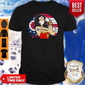 Vintage Wonder Woman Ohio Nurse Stethoscope COVID-19 Shirt