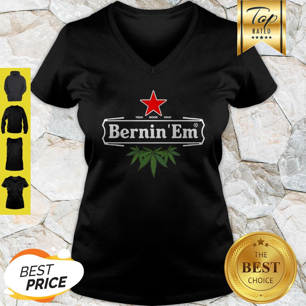 Official Bernin’Em Heineken Weed Shirt